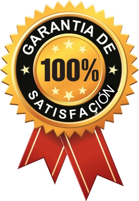 Sello de garantía de satisfacción 100%