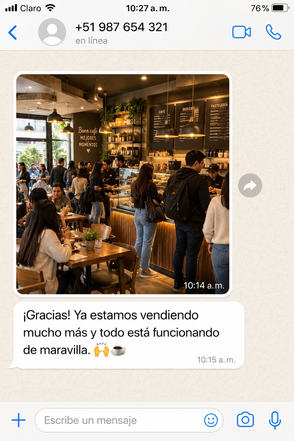Testimonio real de cliente 3